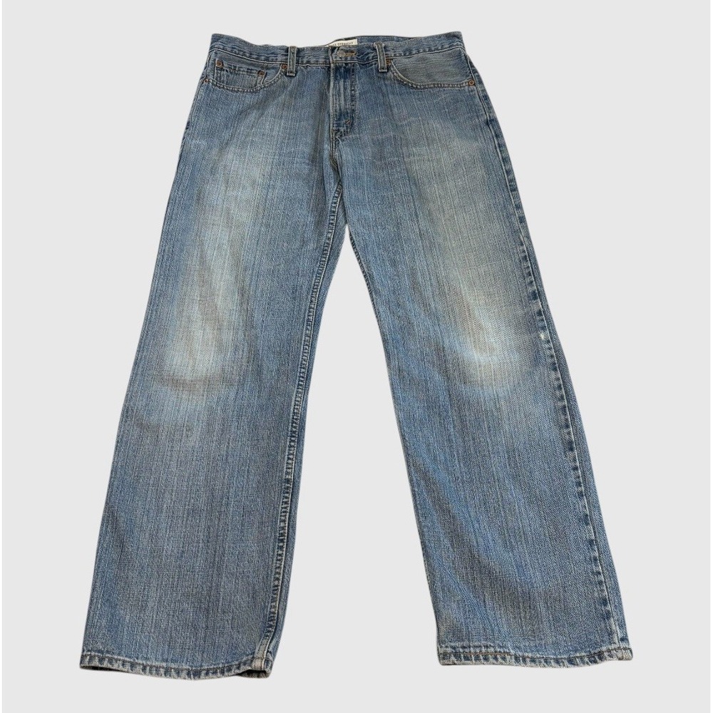 Y2K Levi's 529 Jeans 34x32 Low Rise Straight Leg Made In USA Faded
